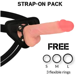 Comparateur de prix : Harnais Rock Army avec Gode Silicone Liquide Spitfire Réaliste 21 cm