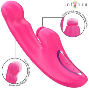 INTENSE Vibromasseur Multifonction EMI 13,5 cm 3 en 1 avec 10 Modes de... pas cher