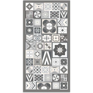 Comparateur de prix : Tapis Vinyle Panorama Style Carreaux Ciments Gris 200x250 cm - Tapis p...