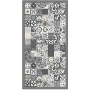Comparateur de prix : Panorama Tapis vinyle carreaux ciments cuisine gris 60x110cm