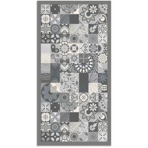 Comparateur de prix : Panorama Tapis vinyle carreaux ciments cuisine gris 80x150cm