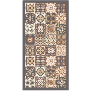 Comparateur de prix : Panorama Tapis vinyle carreaux ciments marron 80x200cm