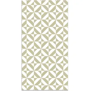 Comparateur de prix : Panorama Tapis vinyle forme géométrique vert pastel 100x140cm