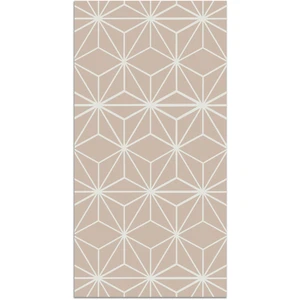 Home and Living Tapis vinyle lignes d'étoiles roses 200x250cm pas cher