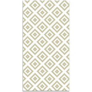 Home and Living Tapis vinyle carrés vert pastel 100x140cm pas cher