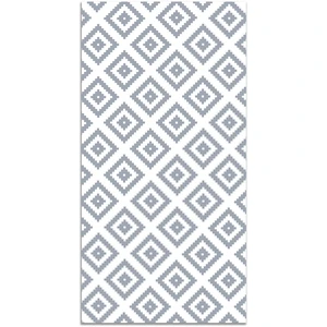 Home and Living Tapis vinyle carrés bleus 200x250cm pas cher
