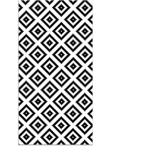 Comparateur de prix : Panorama Tapis vinyle carrés noirs 200x250cm