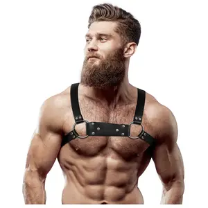 Comparateur de prix : Harnais de Poitrine Bulldog en Cuir Végétalien pour Hommes Taille M/L ...