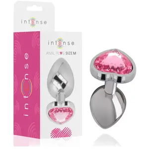 Comparateur de prix : Intense Anal Plug Coeur Cristal Rose Taille M 1ut