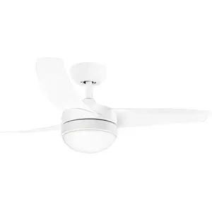 Comparateur de prix : Ventilateur de plafond LED Orbegozo CP 128105 DC 40 W 5 pales 105 cm 6 vitesses