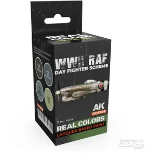 Peinture WWII RAF Day Fighter Scheme SET  - AK Interactive Peinture à maquette acrylique  - 5568339880 