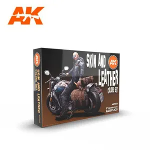 Comparateur de prix : AK Interactive AK11613 Set Couleurs Peau et Cuir 6x17ml