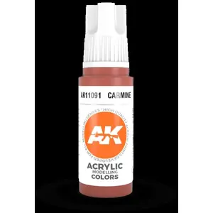 Peinture CARMINE - STANDARD - AK Interactive Peinture à maquette acrylique - AK11091 pas cher