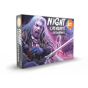 Comparateur de prix : AK Interactive AK11602 Tons de Peau Créatures Nocturnes 6x17ml