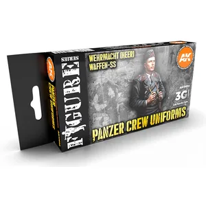 Peinture UNIFORMES PANZER CREW  - AK Interactive Peinture à maquette acrylique  - AK-AK11622 