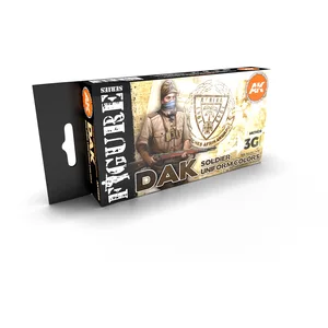 Peinture COULEURS UNIFORME DAK SOLDIERS  - AK Interactive Peinture à maquette acrylique  - AK-AK11628 