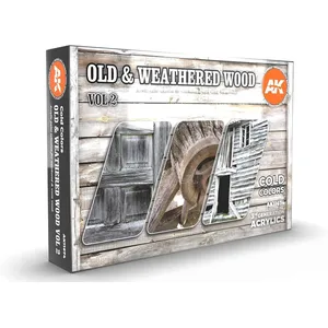 Comparateur de prix : Peinture BOIS ANCIEN ET TEMPÉRÉ VOL 2  - AK Interactive Peinture à maquette acrylique  - AK-AK11674 