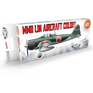 AK Interactive AK Acrylics 3Gen AIRCRAFT SET AK11737 WWII IJN Aircraft Colors SET 3G (8x17ml)
