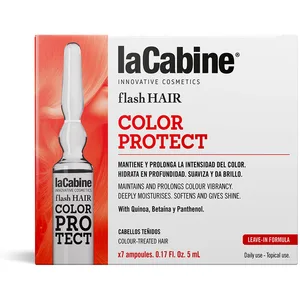 La Cabine Flash Hair color protect 7 x 5 ml pas cher