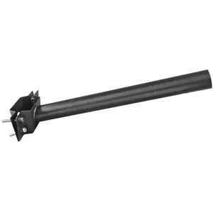 Support pour lampadaire led couleur noir tube 47mm pour poteau ou mur ...Vendu paramazon