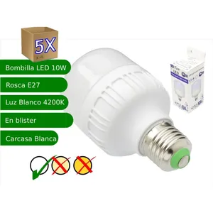 5x Ampoules led 10W E27 Lumière à Vis 4200K Blanc Neutre Ampoule led E...Vendu paramazon