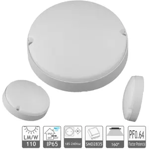 Applique murale led 15W de forme ronde lumière blanche 6000K Appliques...
