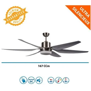 Comparateur de prix : Klassfan - Ventilateur de plafond Hurikaine super destratificateur dc ...