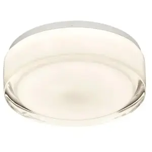 Comparateur de prix : LEDsC4 VETRO-Plafonnier LED Verre Salle de Bain Ø25.1cm