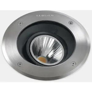 Leds-c4 gea - acier inoxydable au sol encastré extérieur à led 1595lm 3000k ip67 poli