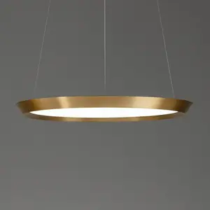 Comparateur de prix : LEDS-C4 Saturn suspension LED laiton satiné Ø60 cm