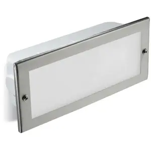 Comparateur de prix : Forlight Encastrés De Mur Ip44 Tamesis E27 15W Acier Inoxydable