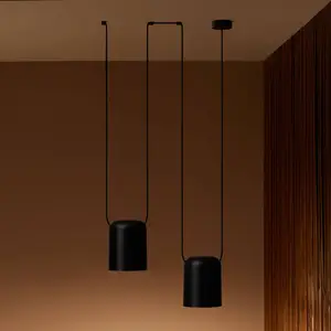 Comparateur de prix : LEDS-C4 Attic Double cylindre Ø 15cm noire