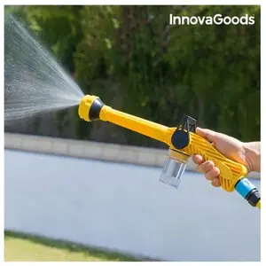 Comparateur de prix : Pistolet à Eau à Pression avec Réservoir 8 en 1 InnovaGoods