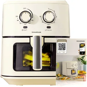 Comparateur de prix : Friteuse à Air 6,5L - Air Fryer Couleur Crème | InnovaGoods