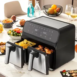 Friteuse à Air 8L - Air Fryer Noire | InnovaGoods pas cher