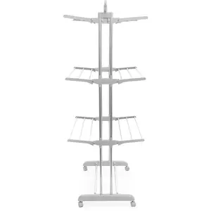 Comparateur de prix : InnovaGoods Étendoir Pliant Vertical à Roulettes Folver 24 Barres TU