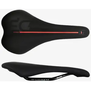 Selle DPV Columbia Hybrid noir rouge pas cher