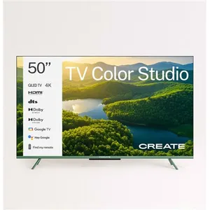 CREATE Téléviseur QLED 4K - Color Studio - 127cm - Écran Antireflet - ... pas cher