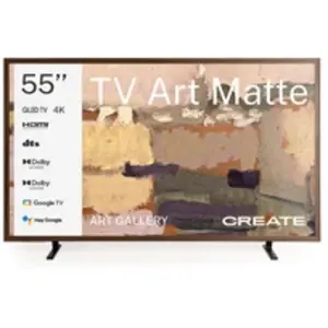 Create TV ART MATTE - Téléviseur intelligent QLED 4K 55' avec écran an... pas cher