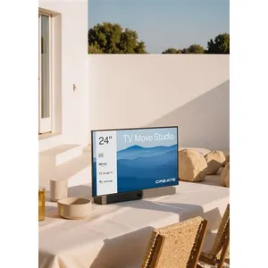 CREATE Téléviseur intelligent portable 24'' - TV MOVE STUDIO - Batteri... pas cher