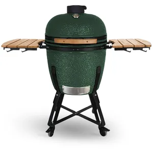 Barbecue fumoir - CREATE - Hunter Green - Céramique - 13/16/21 pouces - Contrôle de température pas cher
