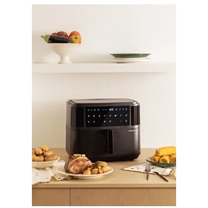 Comparateur de prix : CREATE - Friteuse sans huile 10 L avec séparateur, Noir - FRYER AIR DUAL