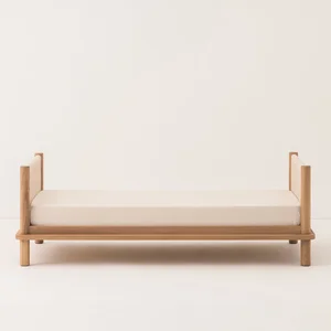 Lit enfant en chêne massif naturel 70x140cm Latitude - Nobodinoz pas cher