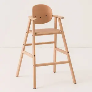 Nobodinoz Chaise haute évolutive en bois Growing green 3 en 1 pas cher