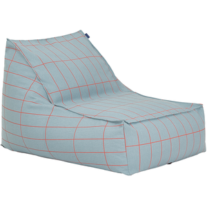 NOBODINOZ - Pouf Vibes - Bleu - Polystyrène expansé