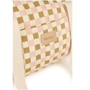 Nobodinoz Sac week-end Yellow pink mosaic Hyde Park pas cher