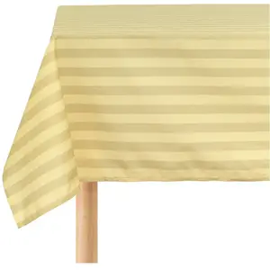 Nobodinoz Nappe rectangulaire en popeline de coton bio à rayures jaune 150 x 250... pas cher