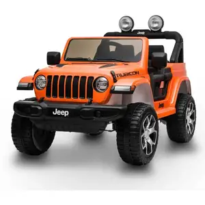 Playkin - JEEP WRANGLER RUBICON ORANGE - Voiture couleur orange batter... pas cher