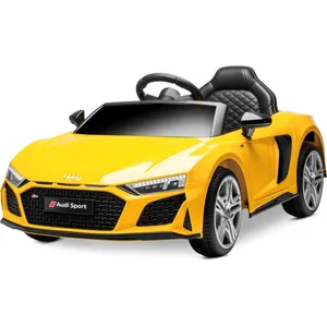 Voiture électrique pour enfants - Playkin - Audi R8 yellow - Batterie ... pas cher