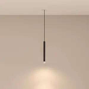 LEDS-C4 Suspension LED encastrée Candle, noir, à 1 lampe, aluminiumVendu parluminaire